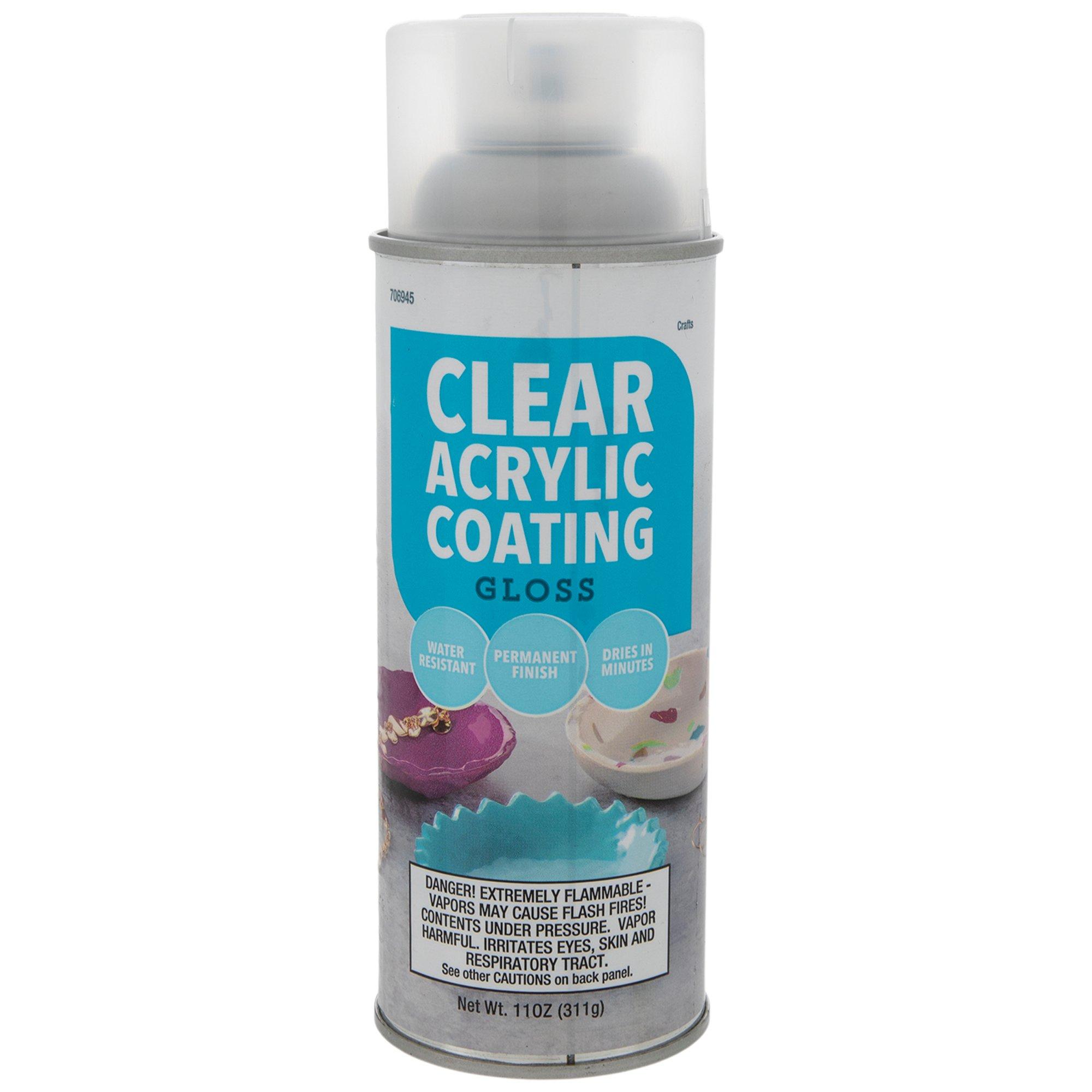 Clear Acrylic Coating Spray Paint, Hobby Lobby